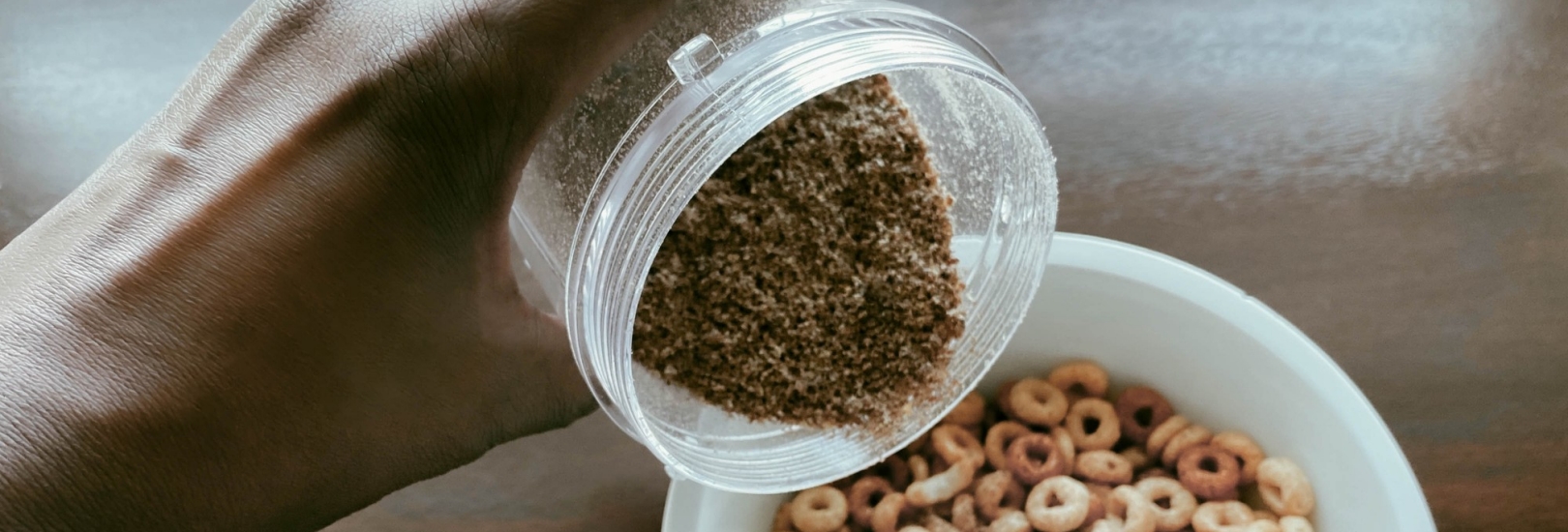 Flohsamenschalen in Müsli