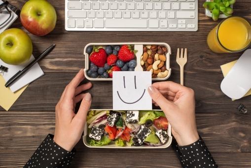 Gesunde Snacks am Arbeitsplatz
