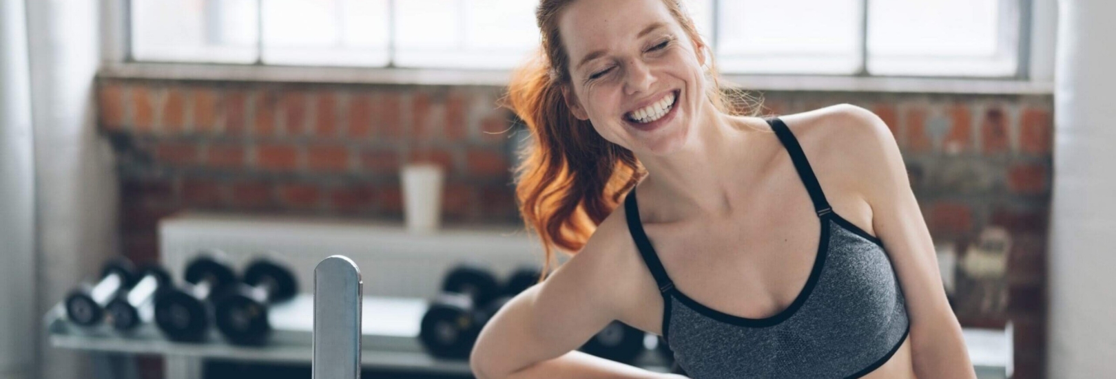 Frau beim Fitness
