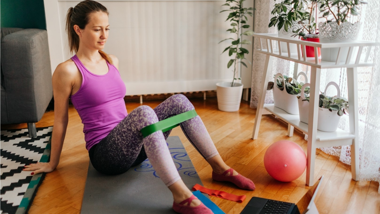 Training mit Theraband