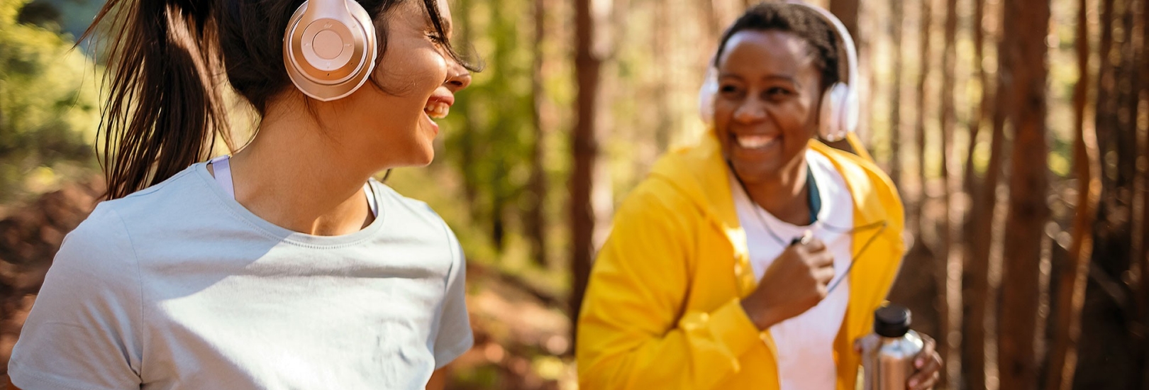 Zwei Frauen Joggen