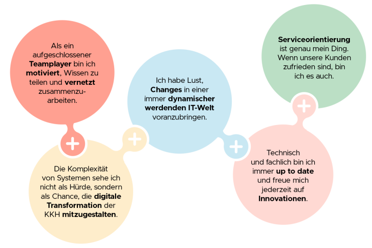 Aussagen von Mitarbeitenden zur Arbeit bei der KKH