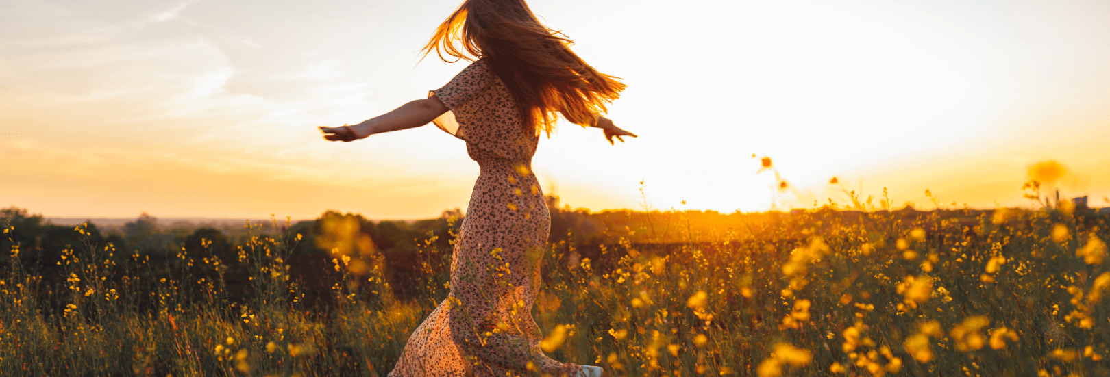 Glückliche Frau