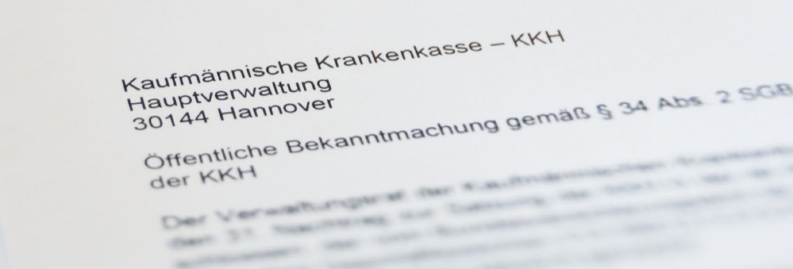 Bekanntmachungen der KKH